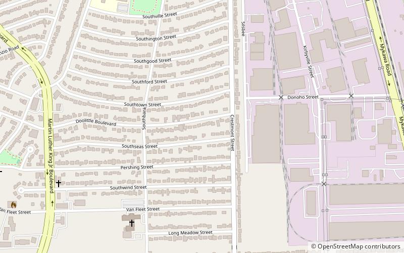Southcrest location map