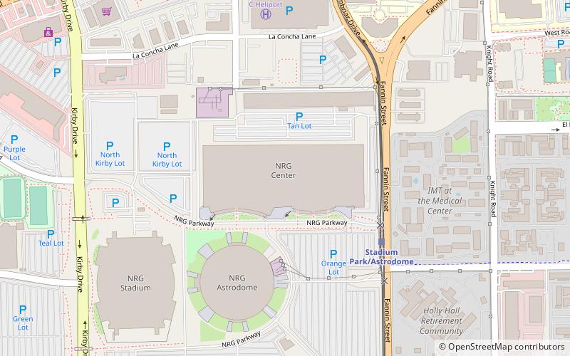 NRG Center location map