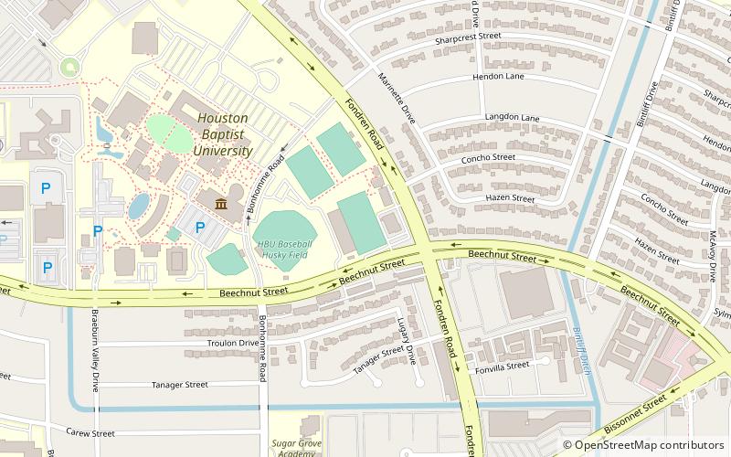 Husky Stadium location map
