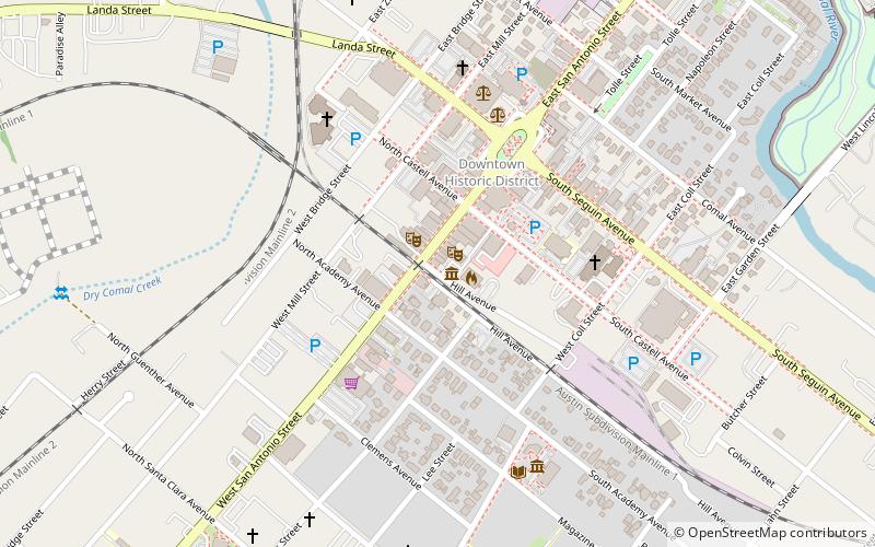 Brauntex Theatre location map