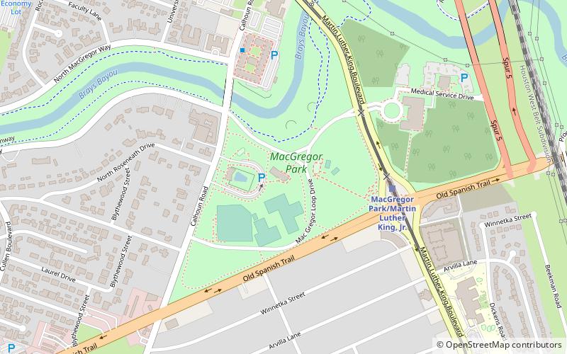 MacGregor Park location map