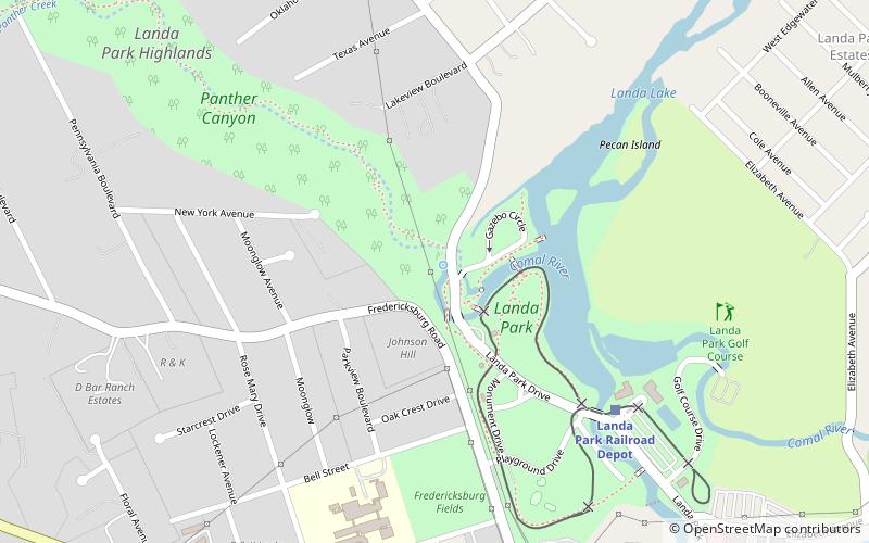 Comal Springs location map