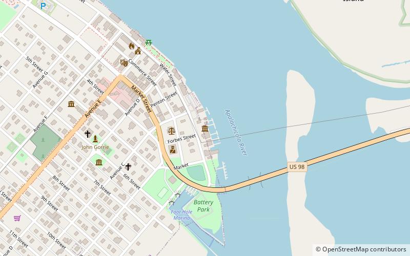 Apalachicola Maritime Museum location map