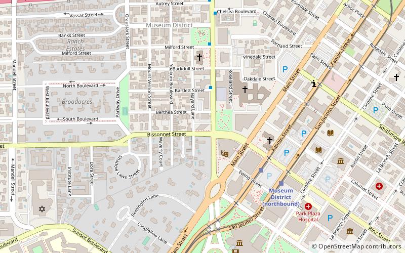 Contemporary Arts Museum Houston location map