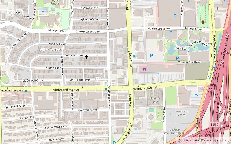 the mercer west tower houston location map