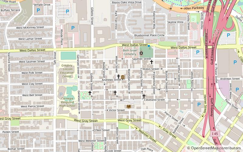 Fourth Ward location map