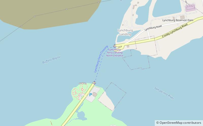 Lynchburg Ferry location map