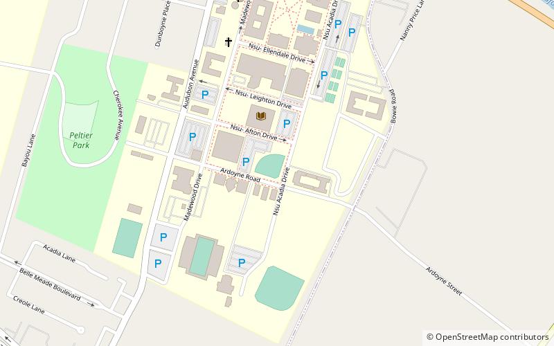 Colonels Softball Complex location map
