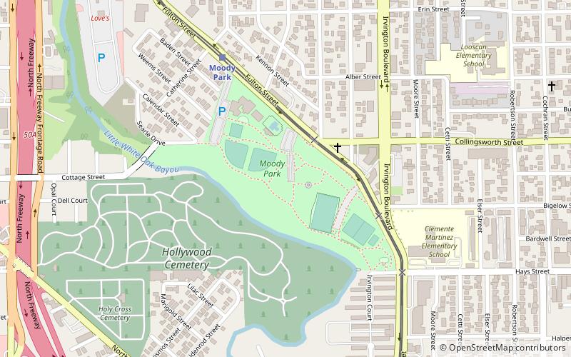 moody park houston location map