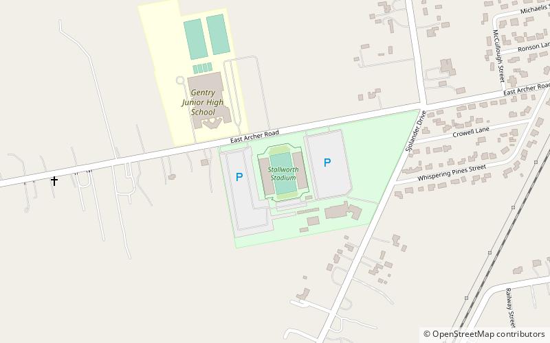 Stallworth Stadium location map