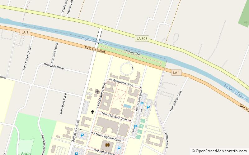 Elkins Hall location map