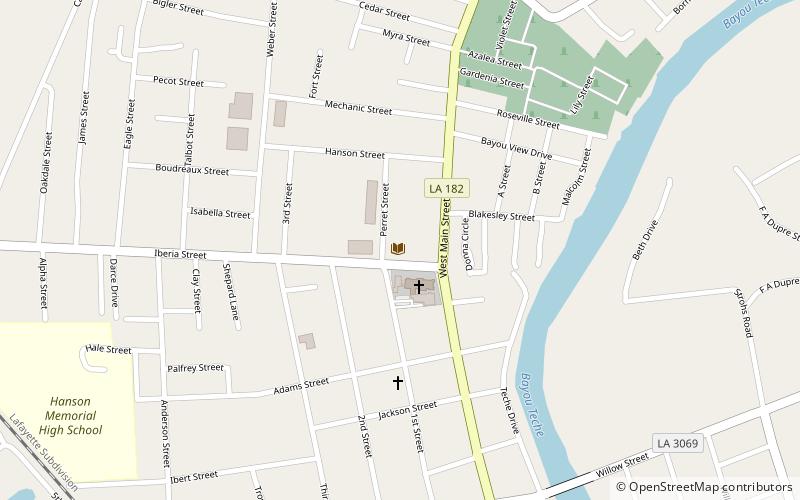 St. Mary Parish Library location map