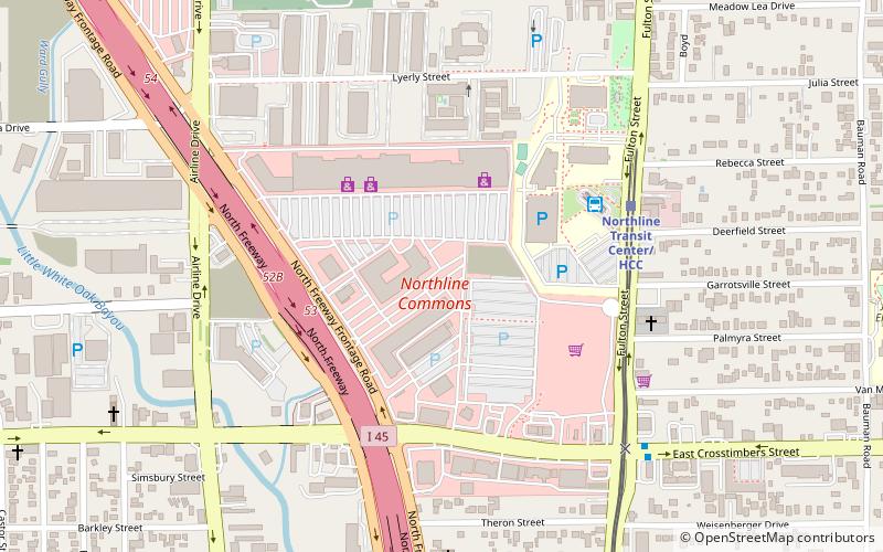 Northline Commons location map