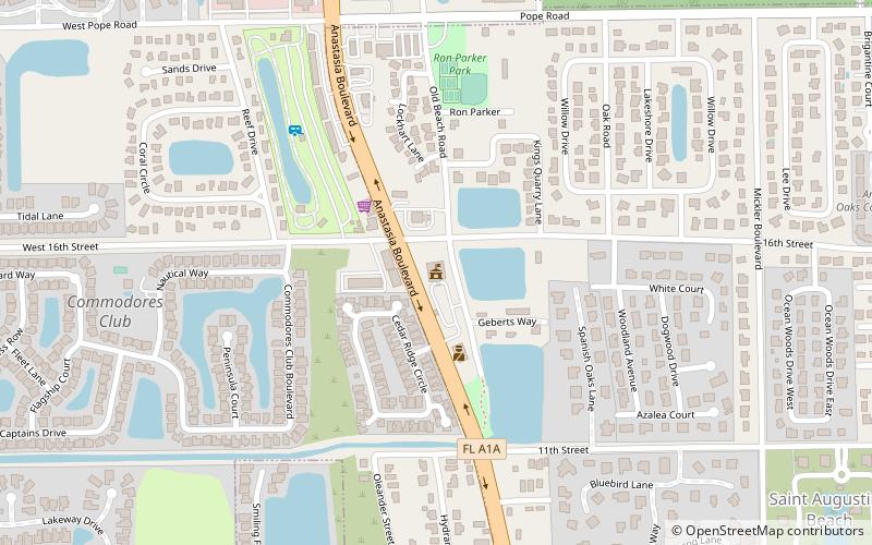 St. Augustine Beach City Hall location map