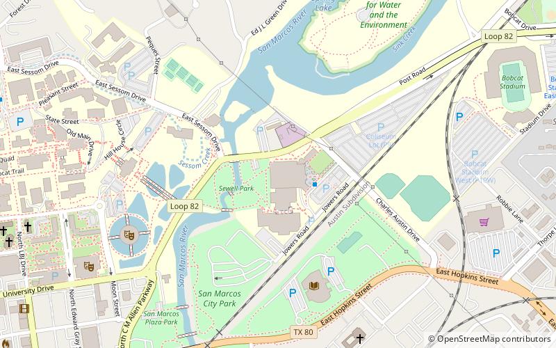 Strahan Coliseum location map