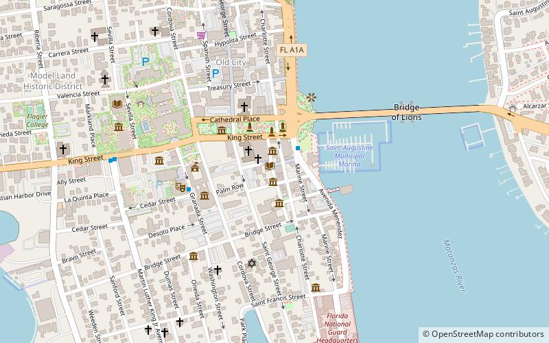 discover aviles street st augustine location map