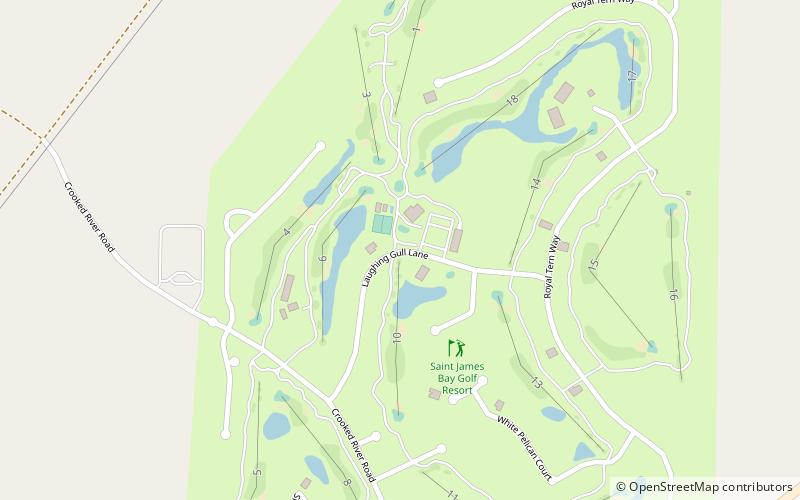 St. James Bay Golf Course location map