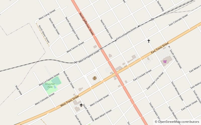 Texas Quilt Museum location map