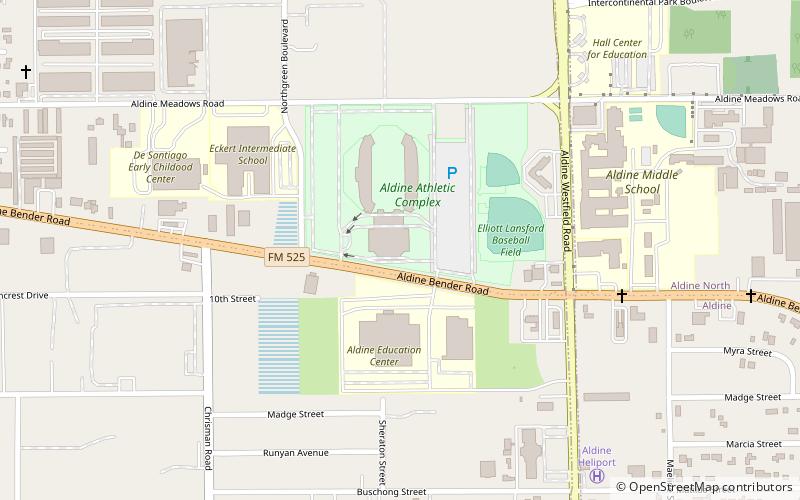 Campbell Center location map