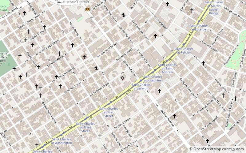 anshe sfard new orleans location map