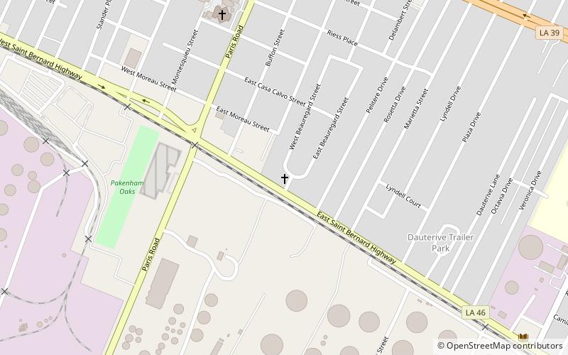 First Baptist Church of Chalmette location map