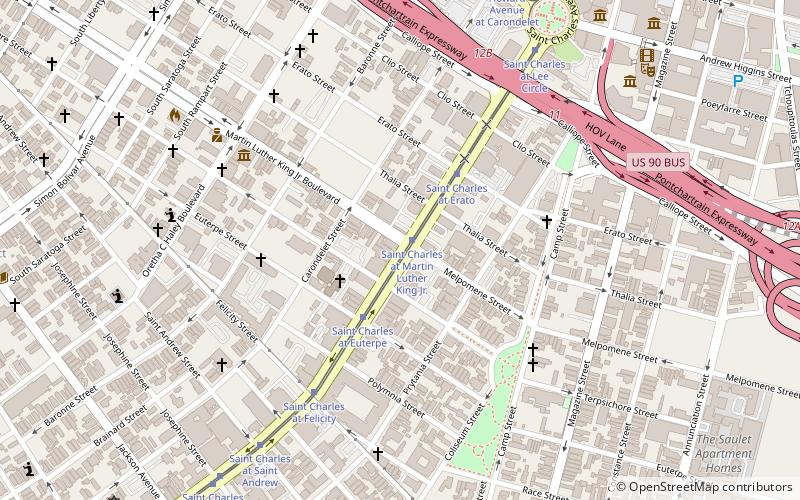 Magazine Street location map