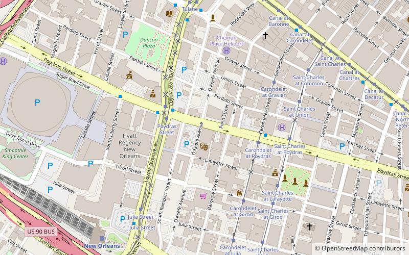 930 Poydras location map