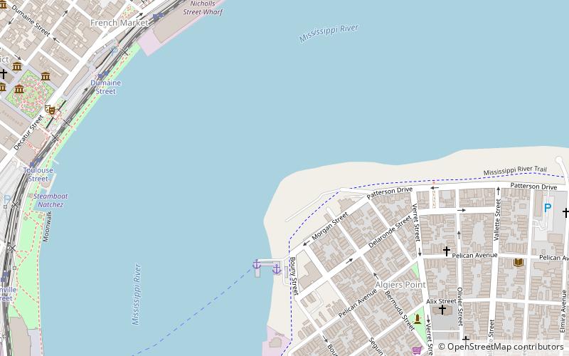 Algiers Point location map