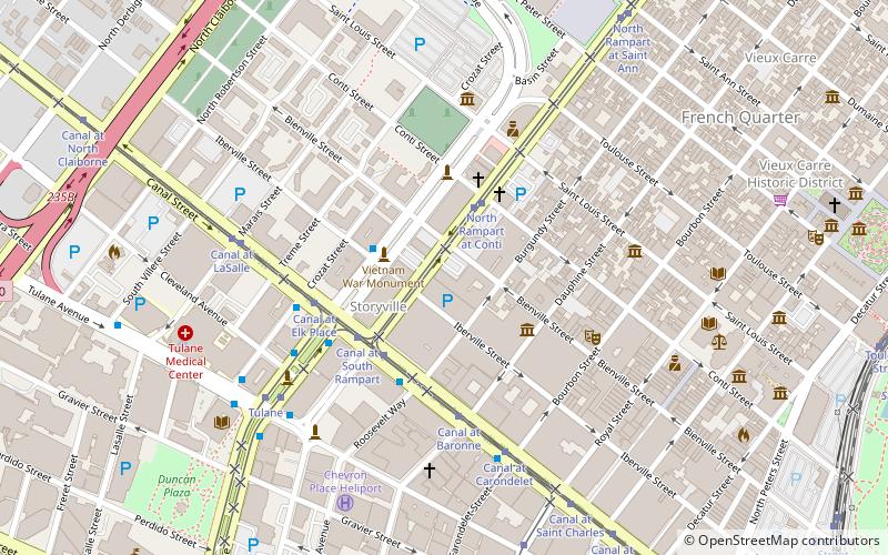 New Orleans Athletic Club location map