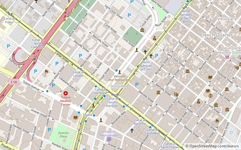 Basin Street location map