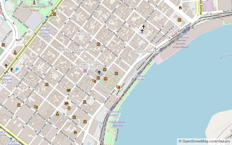 1850 House Museum Store location map