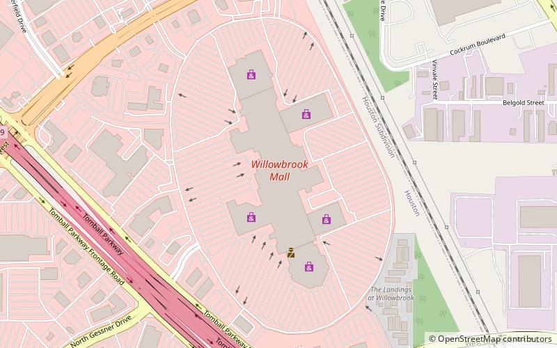 Willowbrook Mall location map