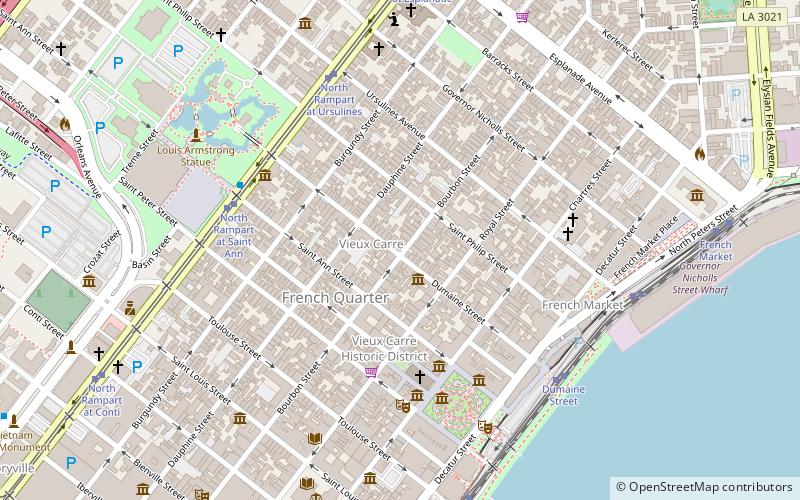Cafe Lafitte in Exile location map