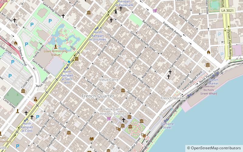 Lafitte’s Blacksmith Shop location map