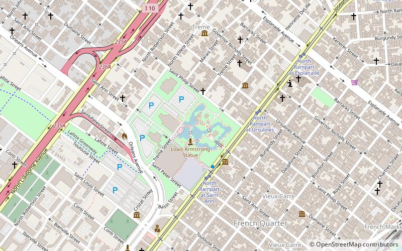 New Orleans Jazz National Historical Park location map