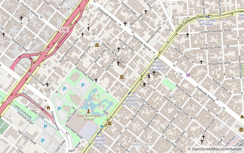 Backstreet Cultural Museum location map