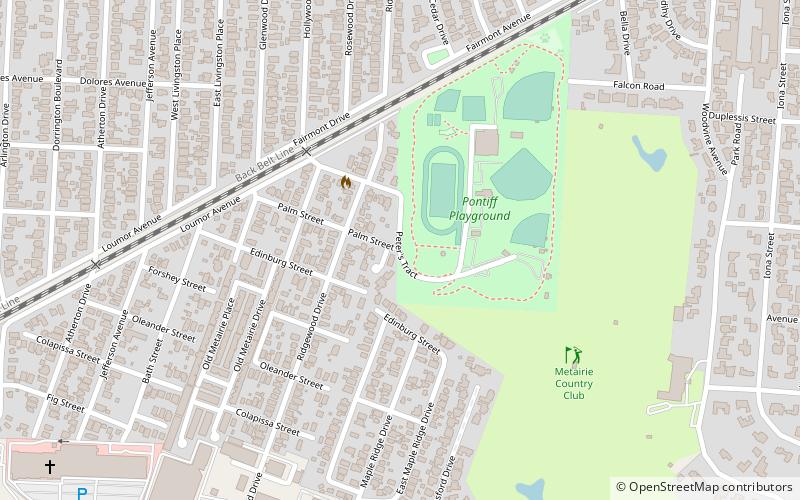 pontiff playground metairie location map