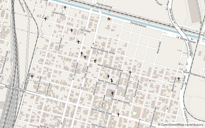 florida area new orleans location map