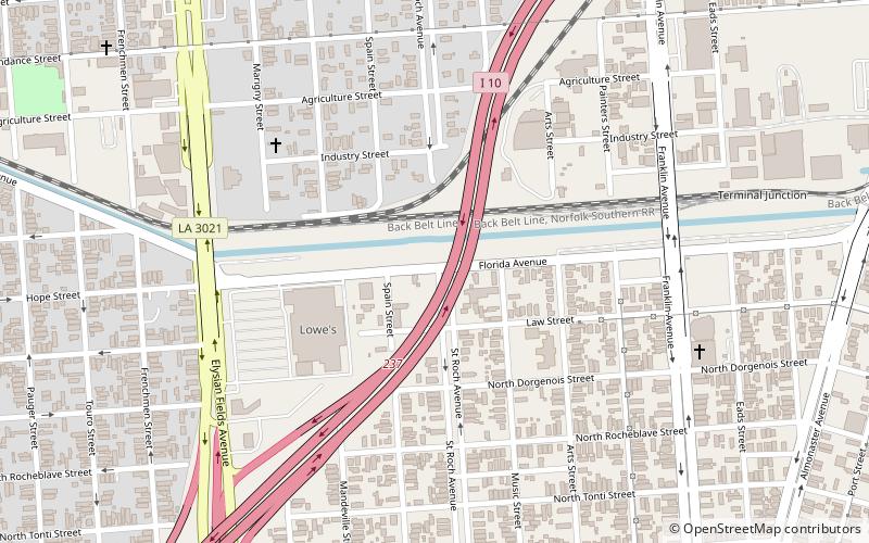 St. Roch location map