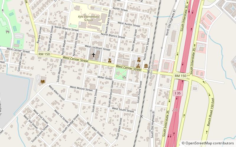 Kyle City Hall location map