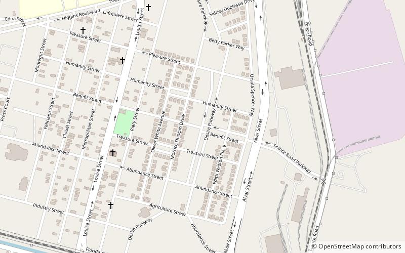 desire projects nueva orleans location map