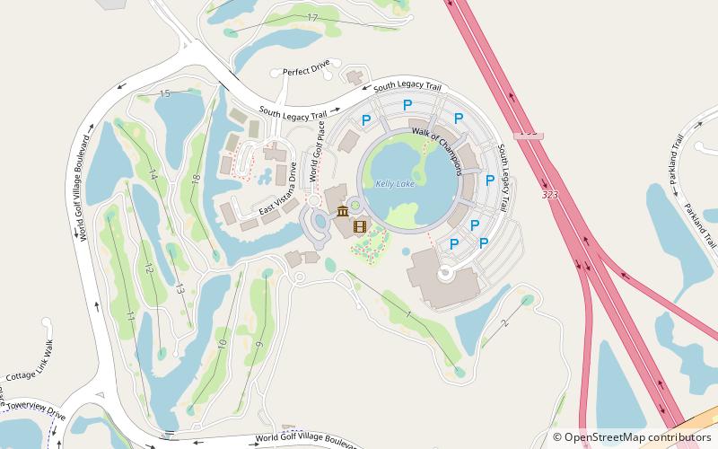 World Golf Village location map