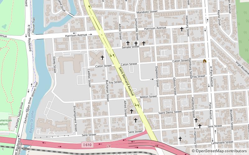 St. Bernard Projects location map
