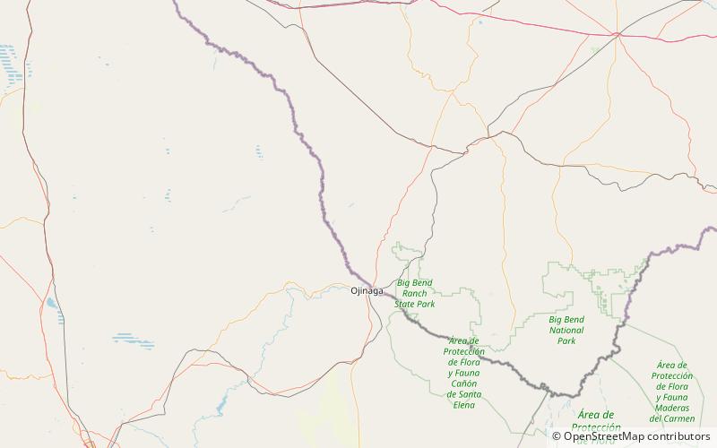 Chinati Mountains location map