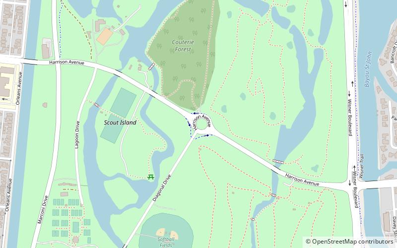 City Park/Pepsi Tennis Center location map