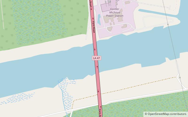 green bridge nowy orlean location map