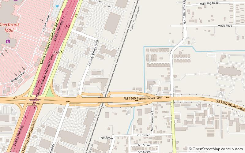 Humble Negro Cemetery location map