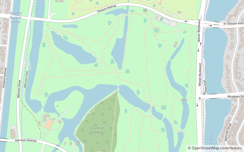 City Park Golf Courses location map