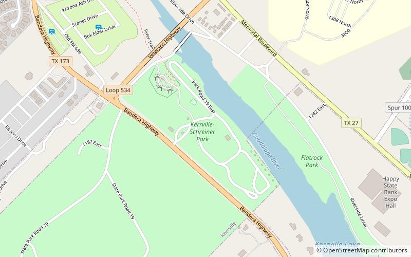 Kerrville-Schreiner Park location map