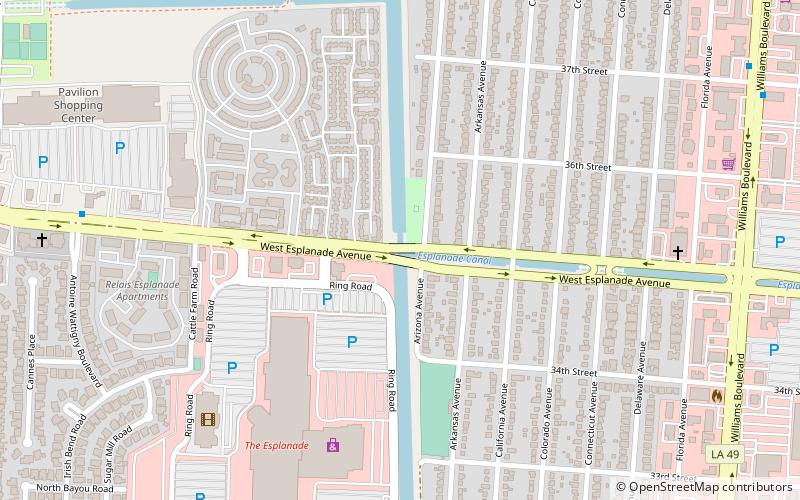 The Esplanade location map